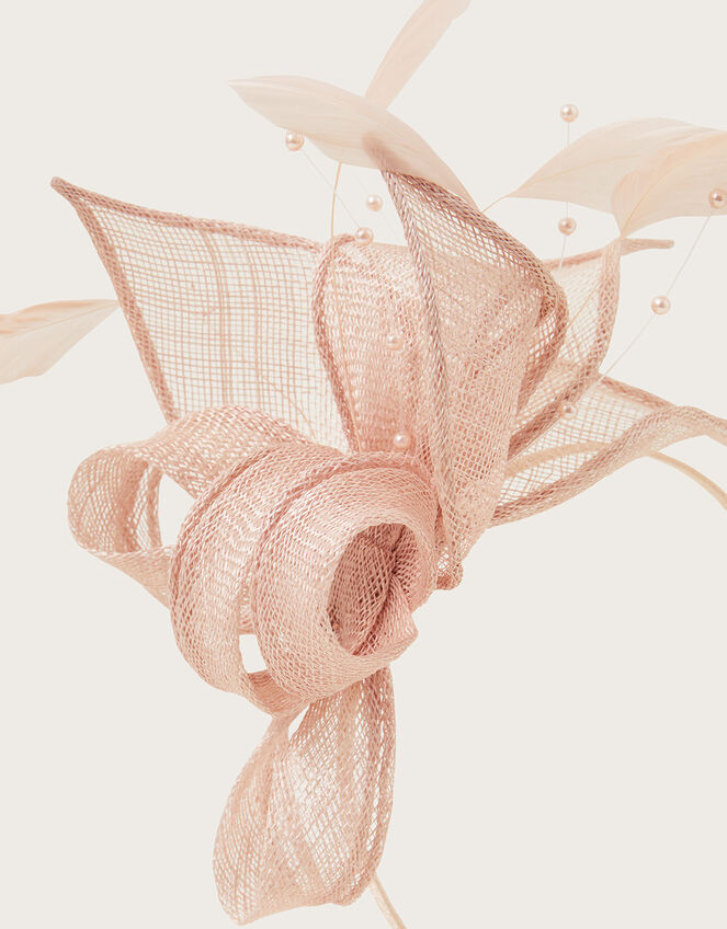 Pearl Feather Fascinator , , large