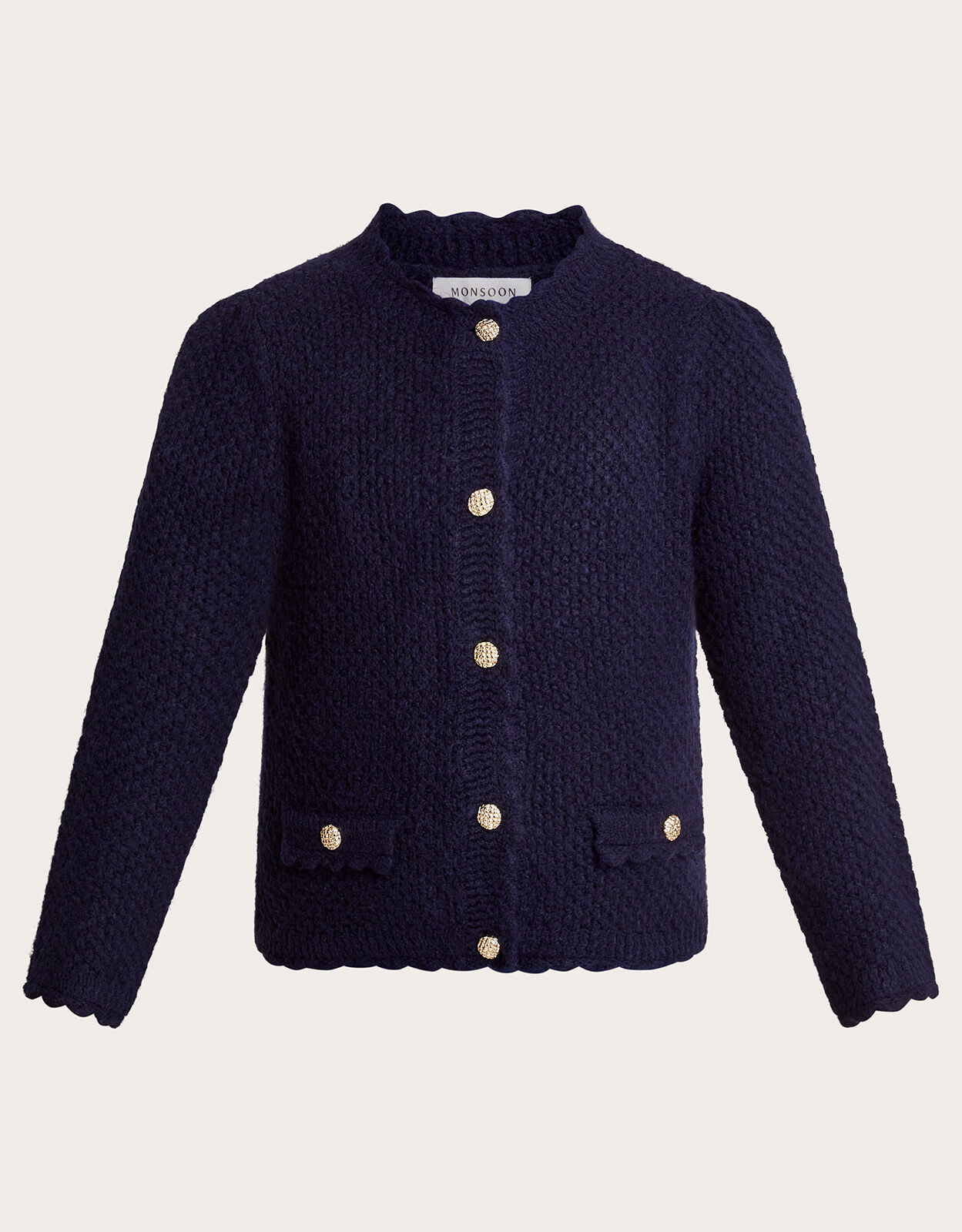Childrens hot sale navy cardigan
