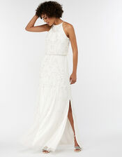 Augusta Embellished Maxi Wedding Dress, Ivory (IVORY), large