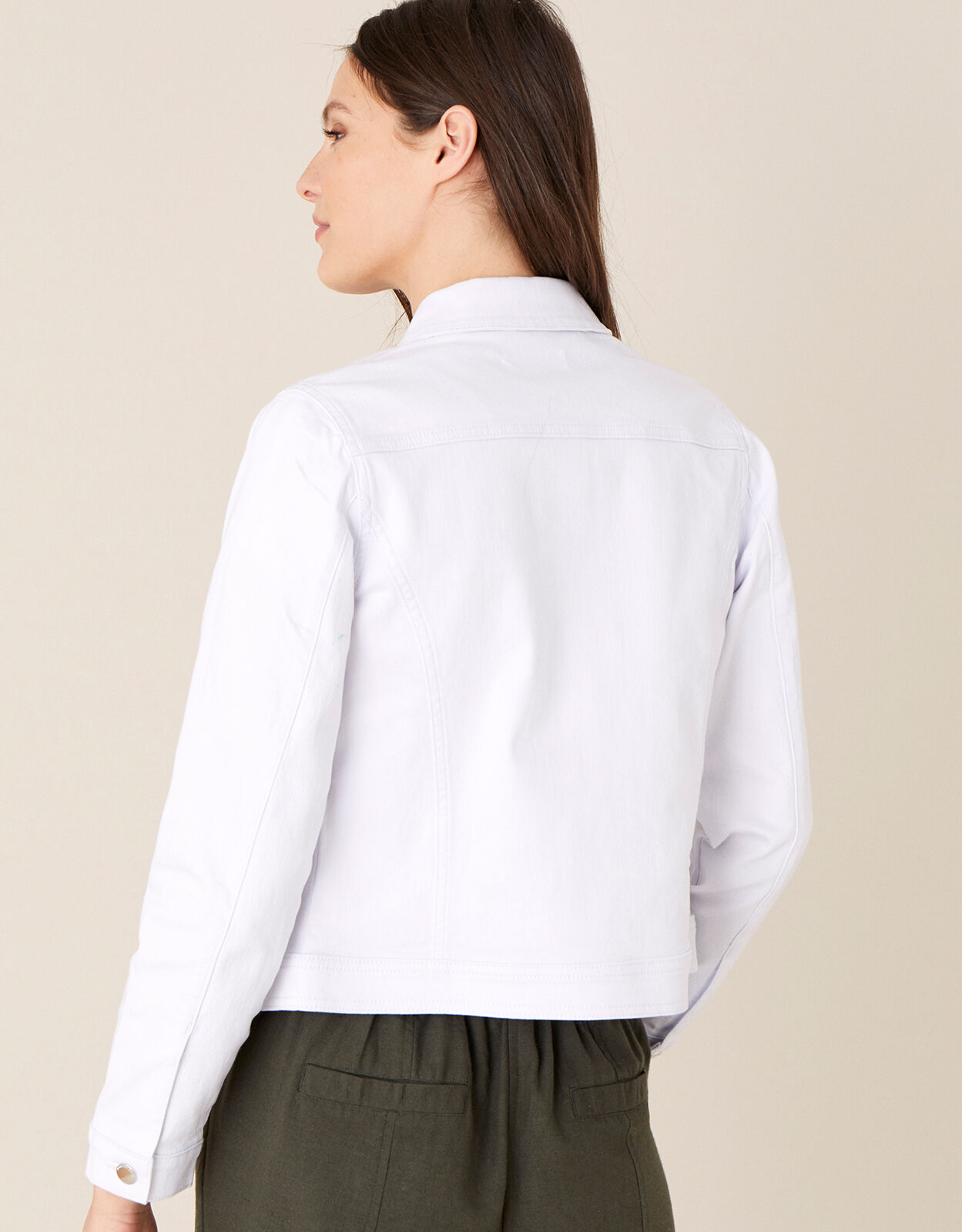Willow Denim Jacket White
