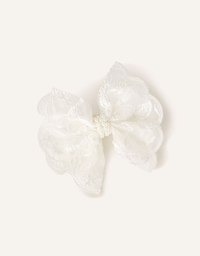 Lacey Bow Clip, , large