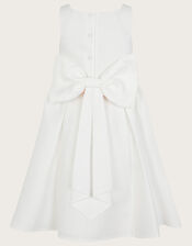 Holly Duchess Twill Bridesmaids Dress, Ivory (IVORY), large