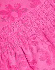 Baby Flower Towelling Dress, Pink (PINK), large