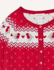 Baby Robin Cardigan , Red (RED), large