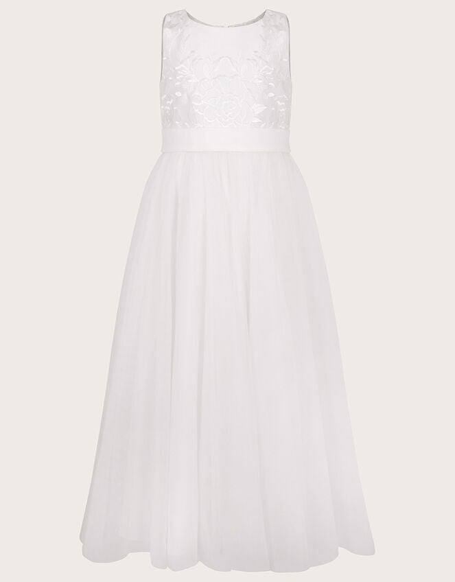 Odette Alice Tulle Maxi Dress, Ivory (IVORY), large