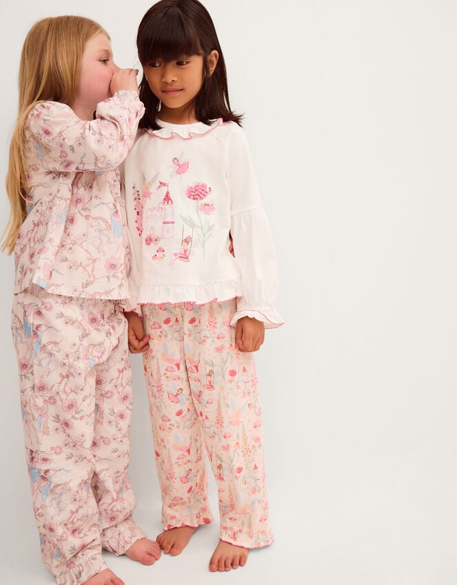 Fairy Garden Long Pyjama Set, Pink (PINK), large