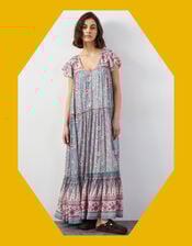 East Clementine Floral Maxi Dress, Green (MINT), large