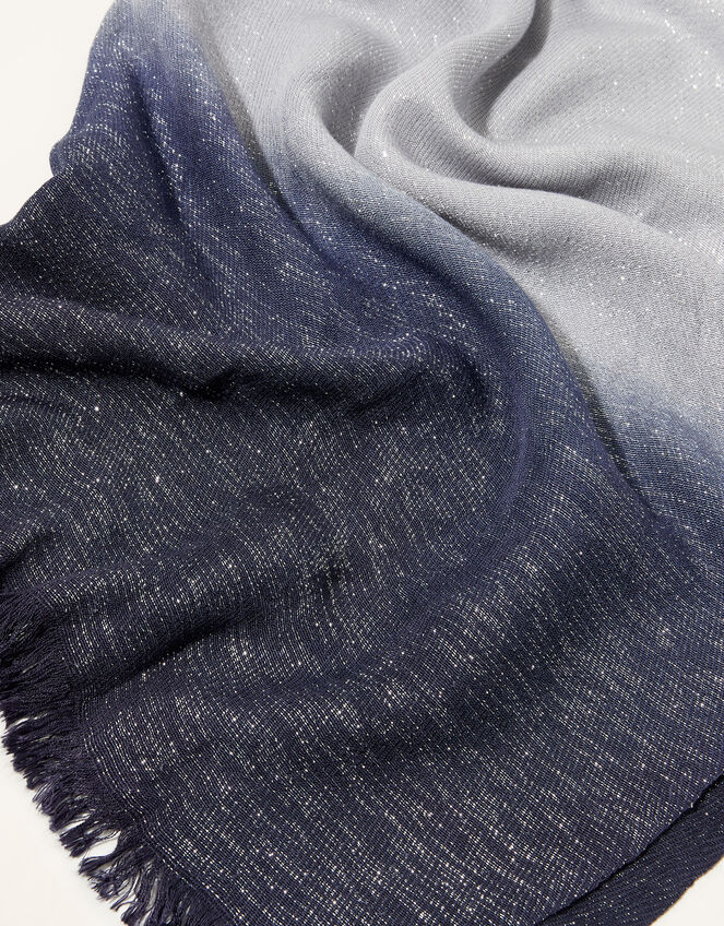 Ombre Metallic Occasion Scarf, , large