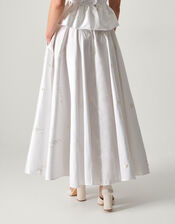 Eliza Floral Embellished Wedding Skirt, Ivory (IVORY), large