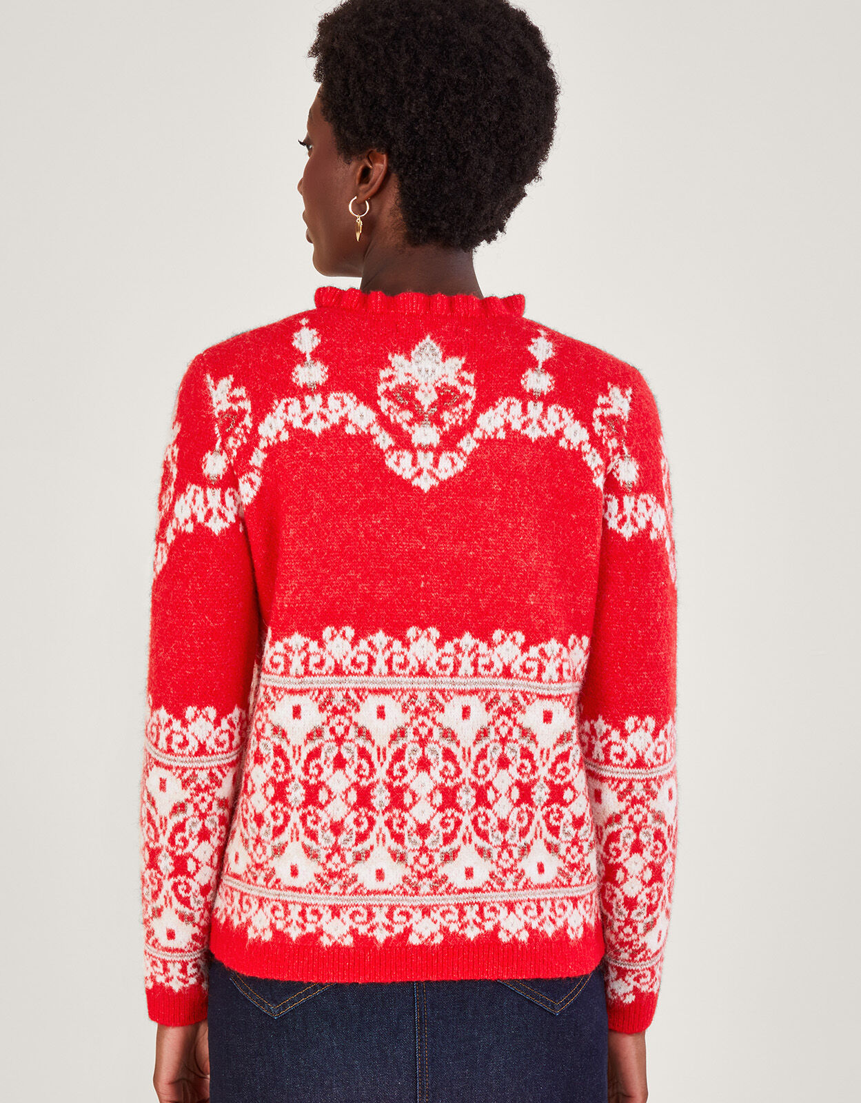 Monsoon top fairisle jumper