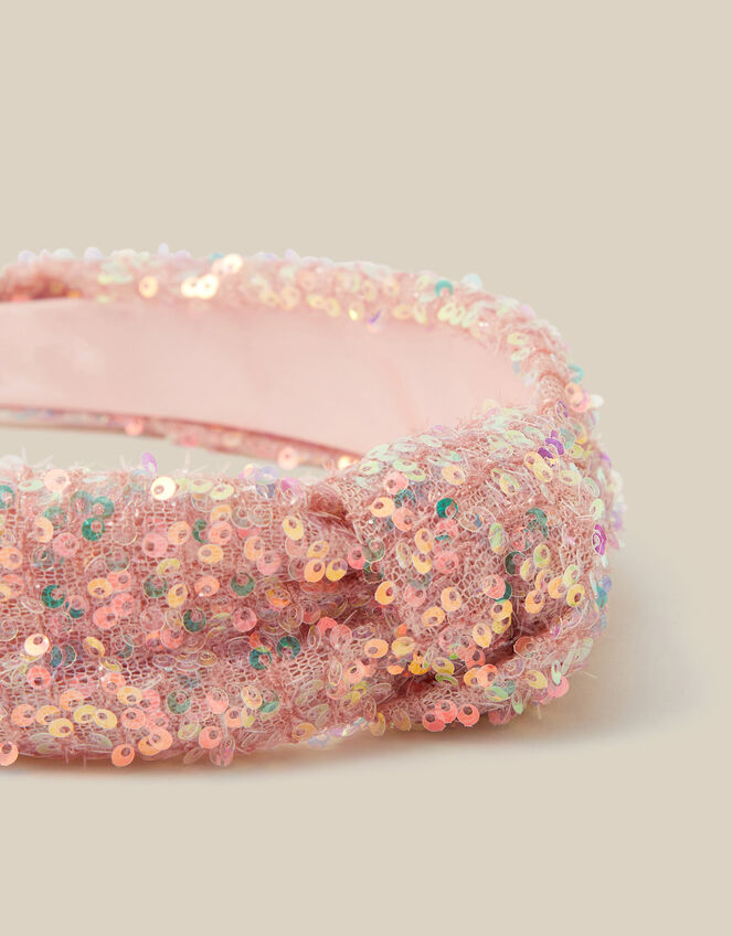 Sequin Knot Headband, , large