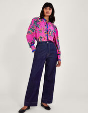 Jordann Floral Print Blouse, Pink (PINK), large