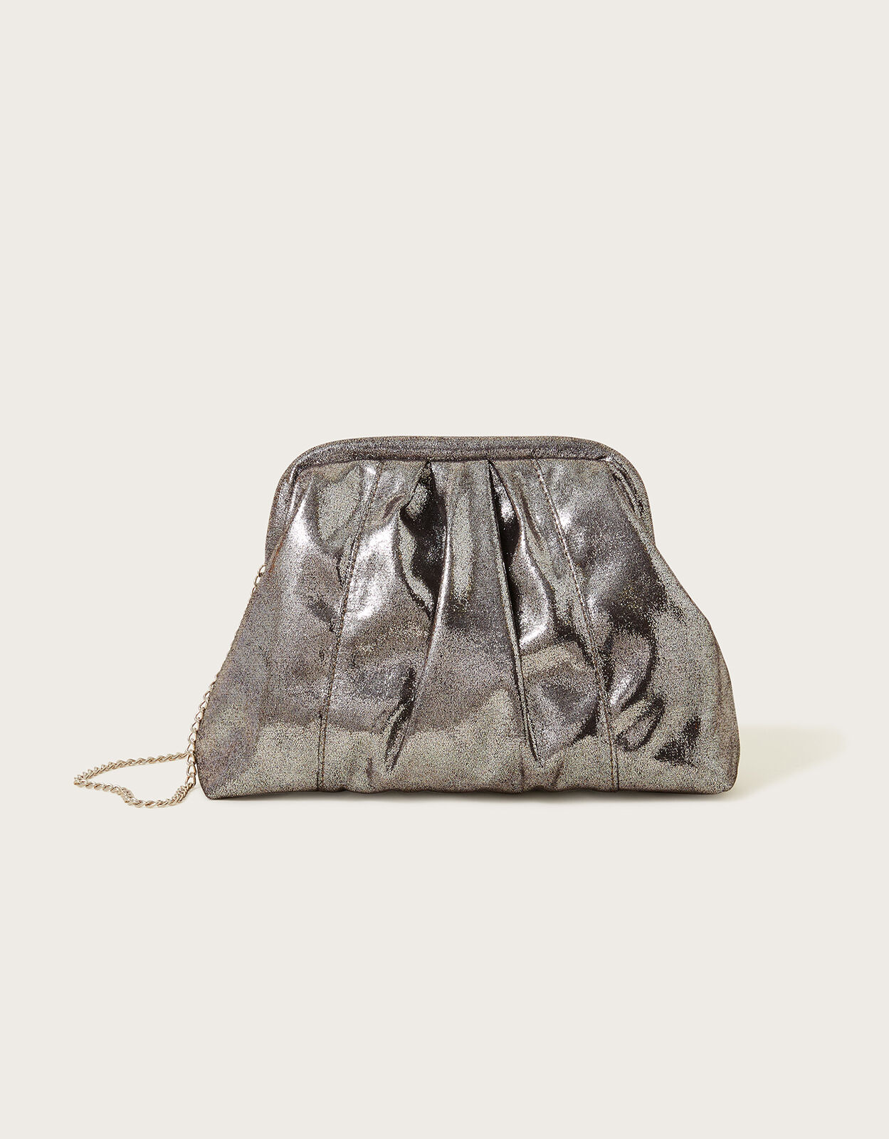 Metallic Slouch Bag