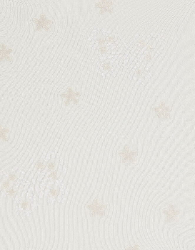 Butterfly and Flower Tights Ivory Girls' Tights & Socks Monsoon Global.