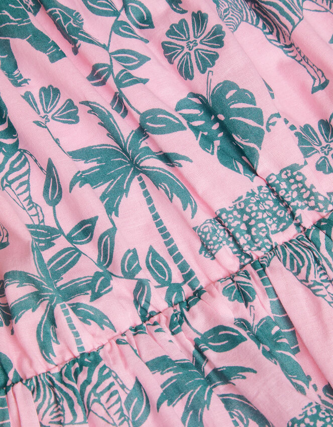 Elephant Print Dress, Pink (PALE PINK), large