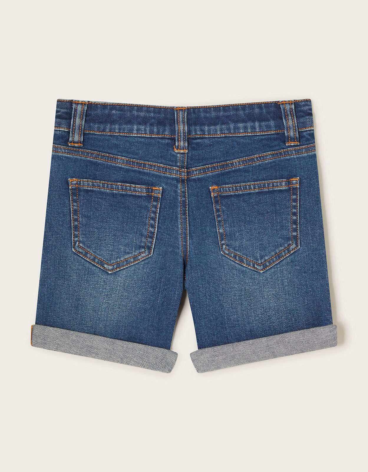 Butterfly Embroidered Denim Shorts Blue Girl 3 12 years Monsoon Global