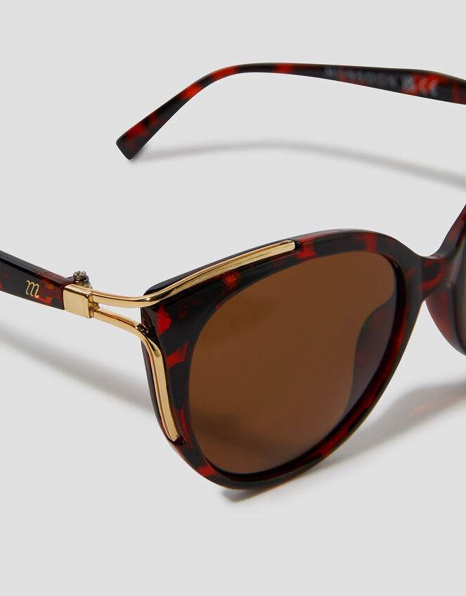 Tort Cat Eye Sunglasses, , large