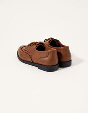Boys Brogue Shoes, Brown (BROWN), large