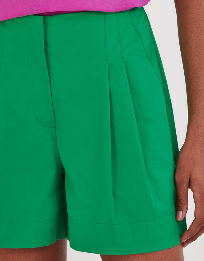 Lilly Structured Shorts, Green (GREEN), large
