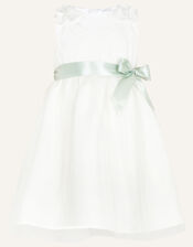 Baby Freya Scuba Bridesmaids Dress, Ivory (IVORY), large