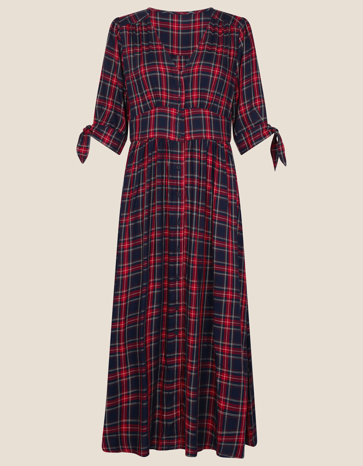 Monsoon tartan dress sale