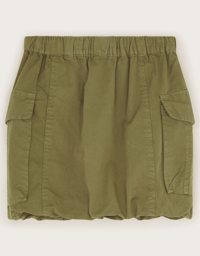 Parachute Cargo Skirt, Green (KHAKI), large