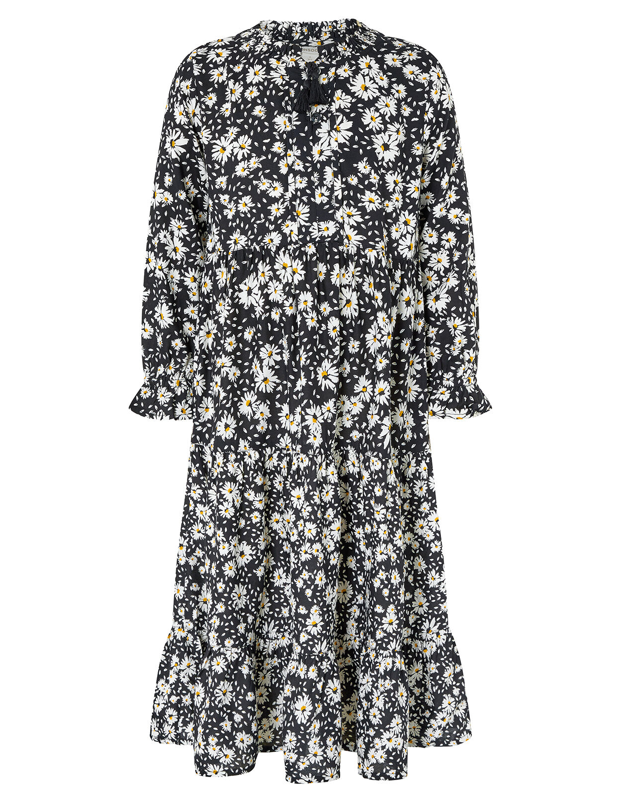 Monsoon black floral dress shop