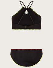 Cut-Out Bikini Set, Black (BLACK), large
