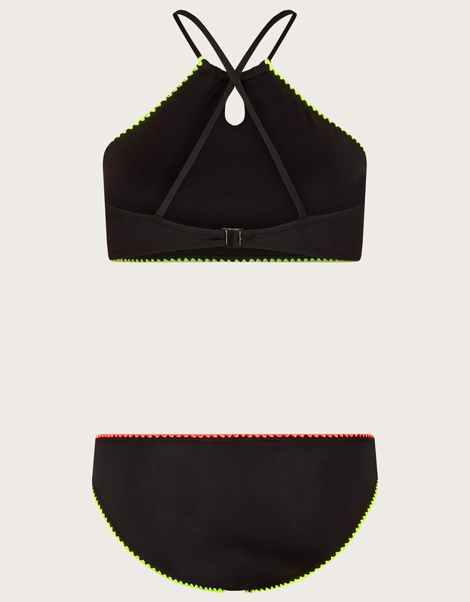 Cut-Out Bikini Set, Black (BLACK), large