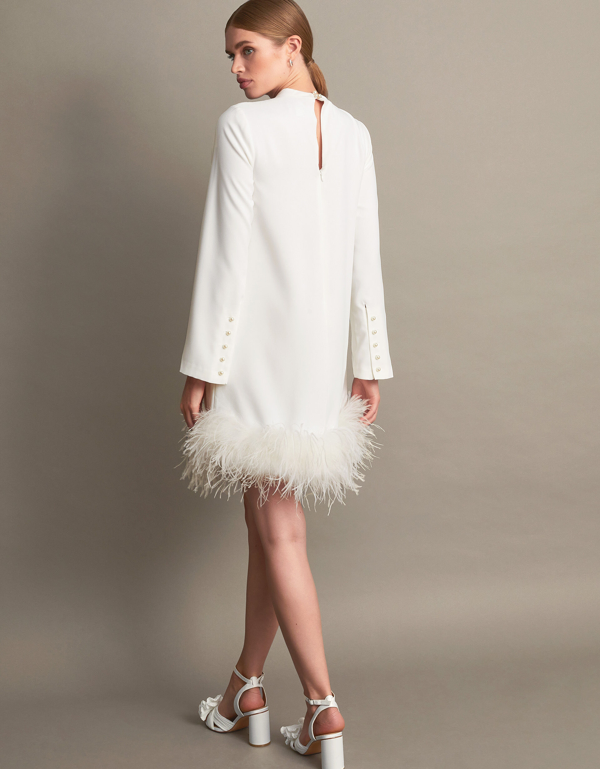 Monsoon feather dress online