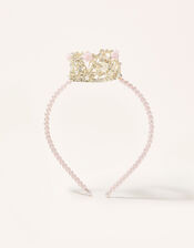 Flower Garden Crown Headband, , large