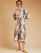 Tallulah and Hope Bell Print Dress, Pink (PINK), large