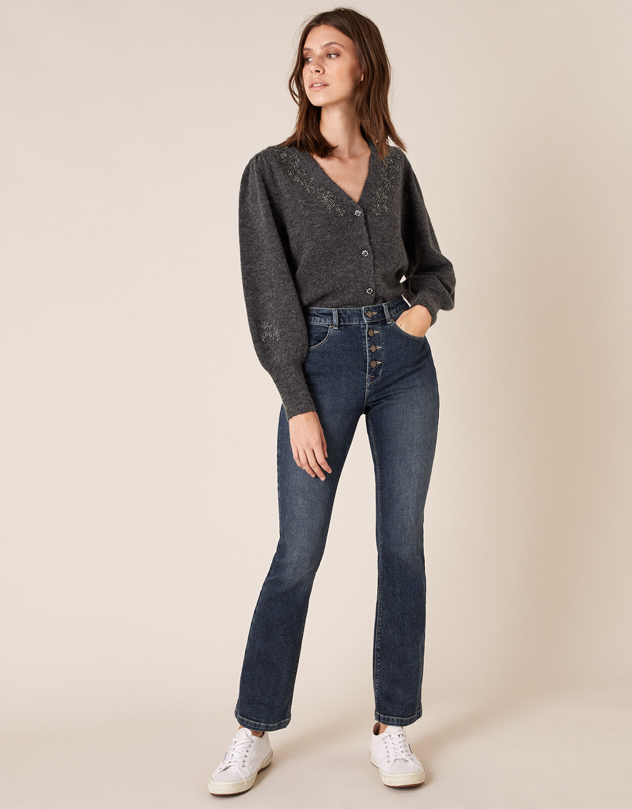 Bootcut Denim Jeans Blue Trousers Leggings Monsoon Global