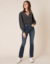 Bootcut Denim Jeans, Blue (DENIM BLUE), large