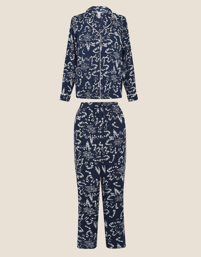 ARTISAN STUDIO Pyjama Set, Blue (NAVY), large