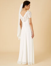 Megan Lace Bridal Maxi Dress, Ivory (IVORY), large