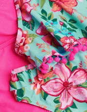 2-Pack Floral & Plain Bikini Sets, Multi (MULTI), large