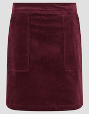 Amy Mini Skirt, Red (BURGUNDY), large