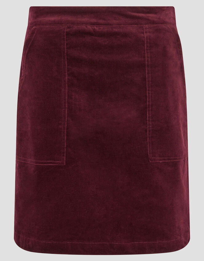 Amy Mini Skirt, Red (BURGUNDY), large