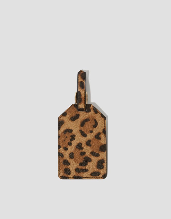 Leopard Print Luggage Tag, , large