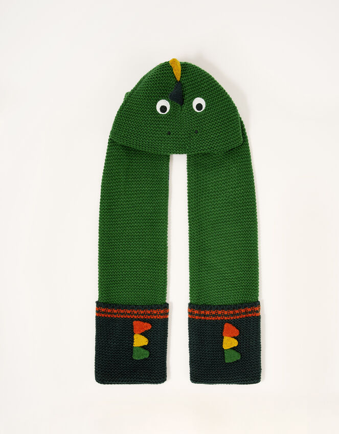 Stewie Dino Hat Scarf , Green (GREEN), large