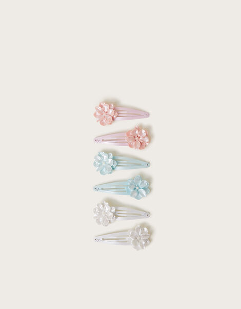 6-Pack Flower Hair Clips, , large