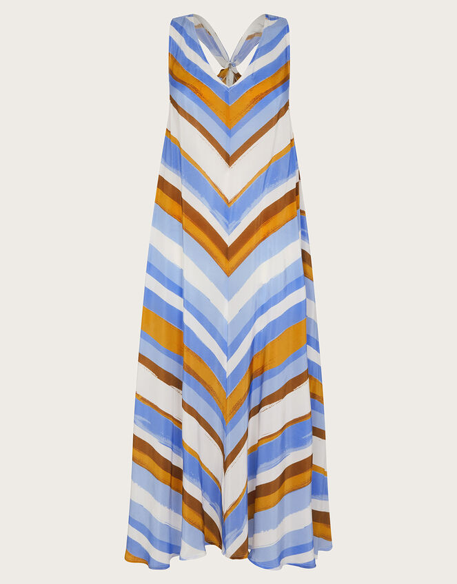 Byrdie Stripe Dress, Blue (TURQUOISE), large