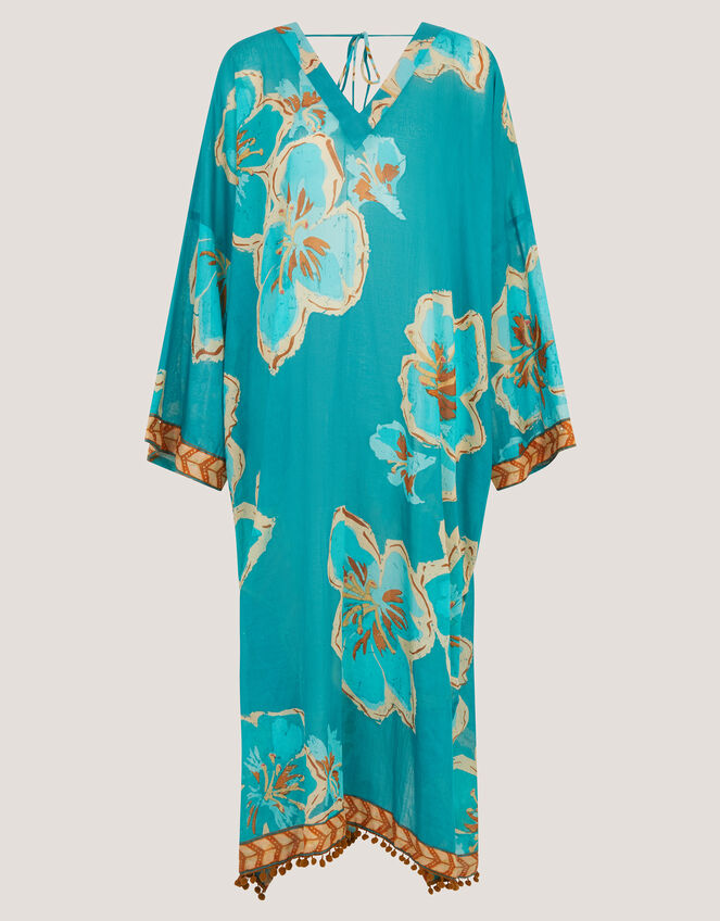 Yasmin Floral Print Midi Kaftan, , large