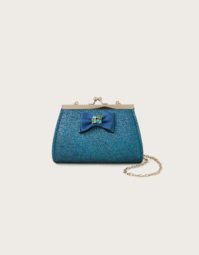 Glitter Bow Mini Bag, , large