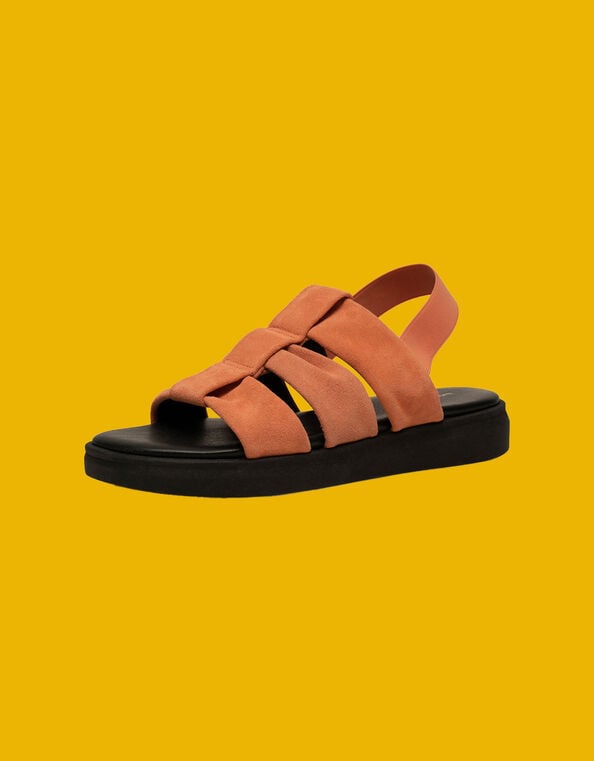 Shoe The Bear Suede Sandals, Orange (ORANGE), large
