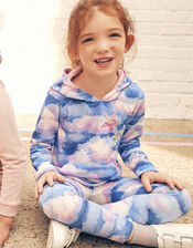 Sequin Star Cloud Print Hoody, Multi (MULTI), large