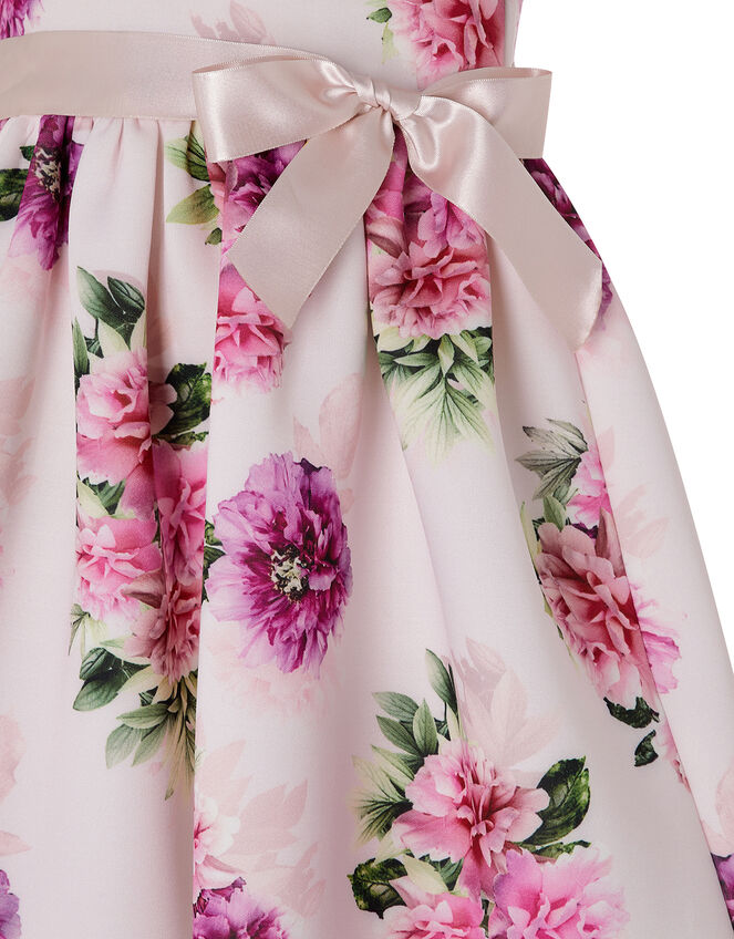 Baby Deena Floral Scuba Dress, Pink (PINK), large