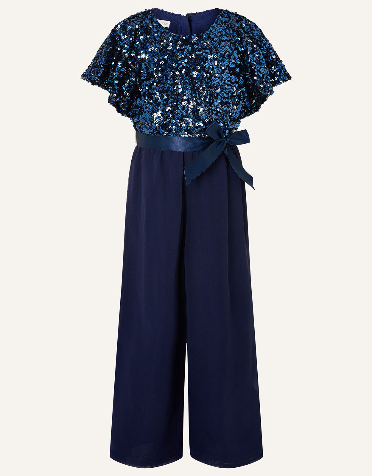 Girls navy online jumpsuit