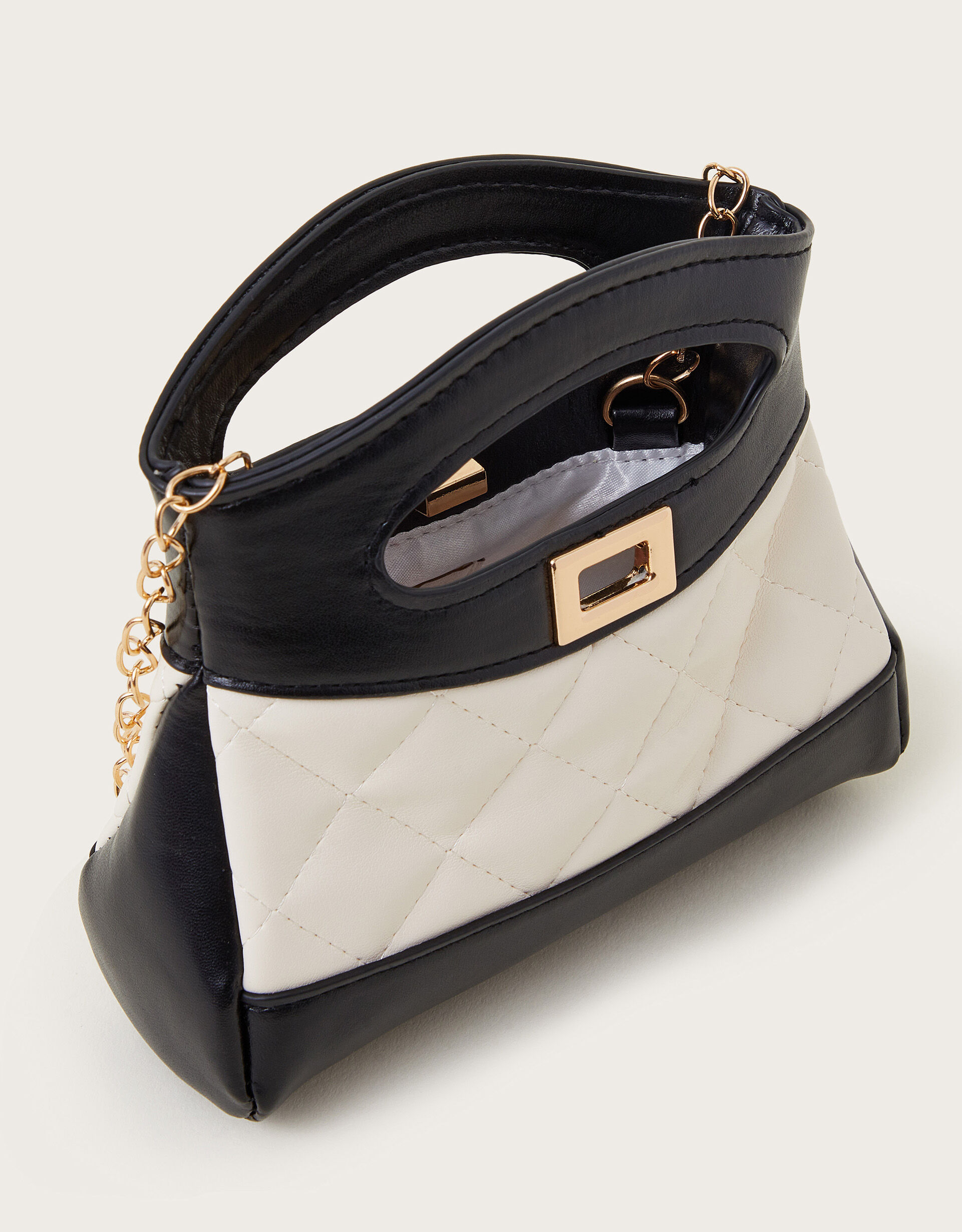 Mini quilted bag top
